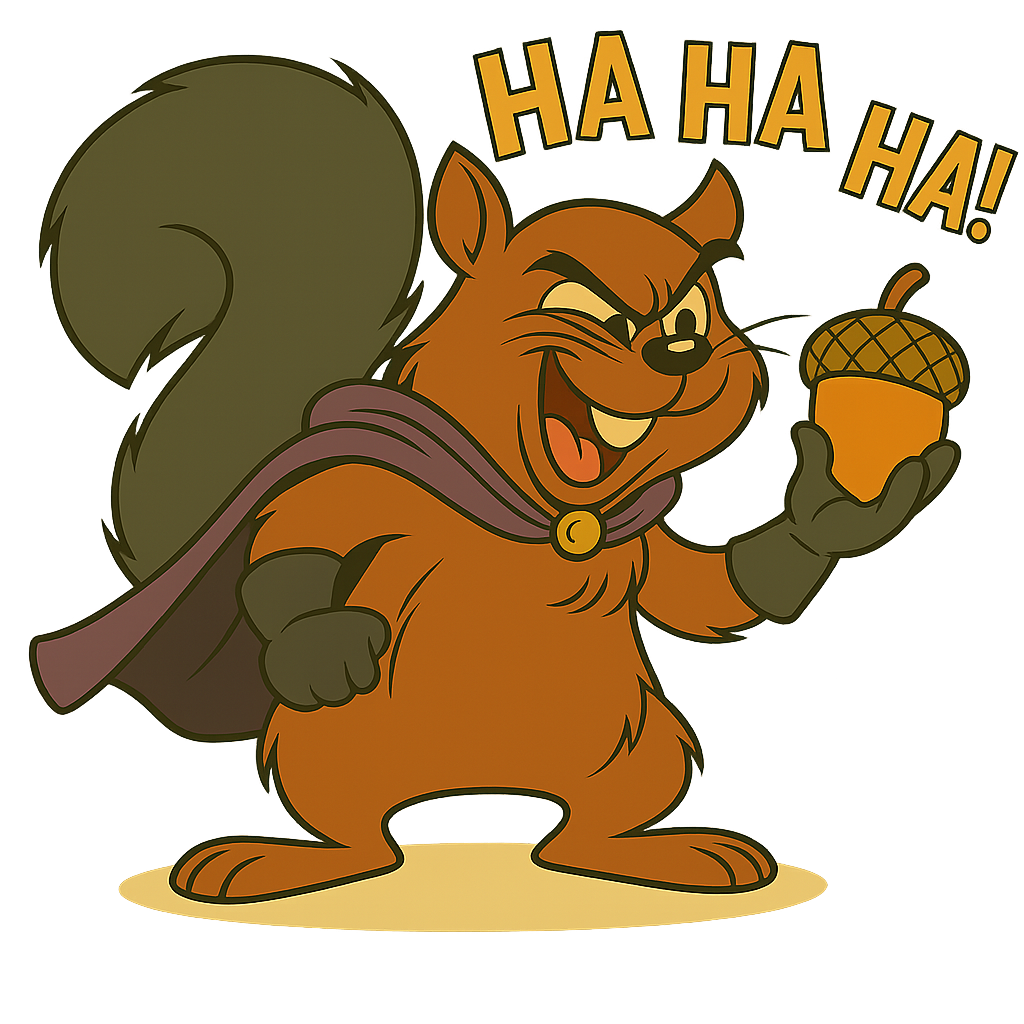 Dr Scurry Blacktail evil laugh